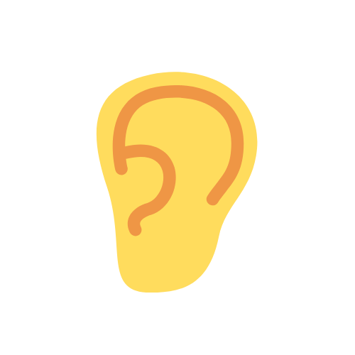 Symbol für Hörsinn-Übehack Symbol für Hörsinn-Übehack