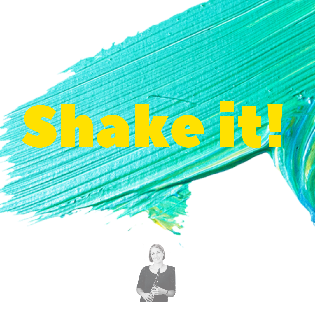 Zitat-Shake-it-uebehack Shake it Schriftzug und grüne Farbe
