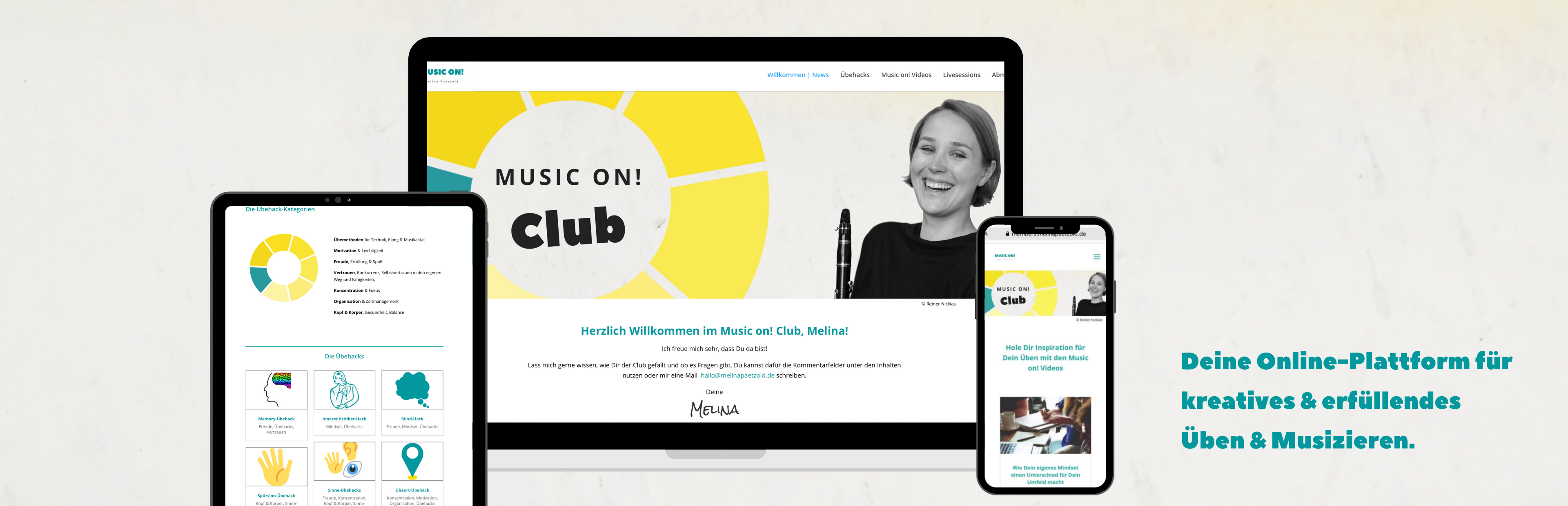 uebeplattform music on club mockup melinapaetzold